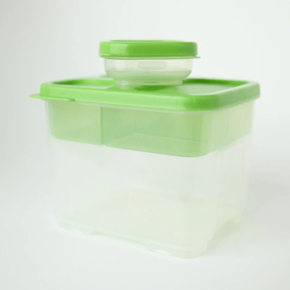 Rubbermaid LunchBlox Sandwich Kit Meal Prep Container Green Stackable BPA Free
